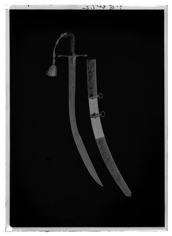 Sabel av kilij-typ, Turkiet - Livrustkammaren - 1288-negative