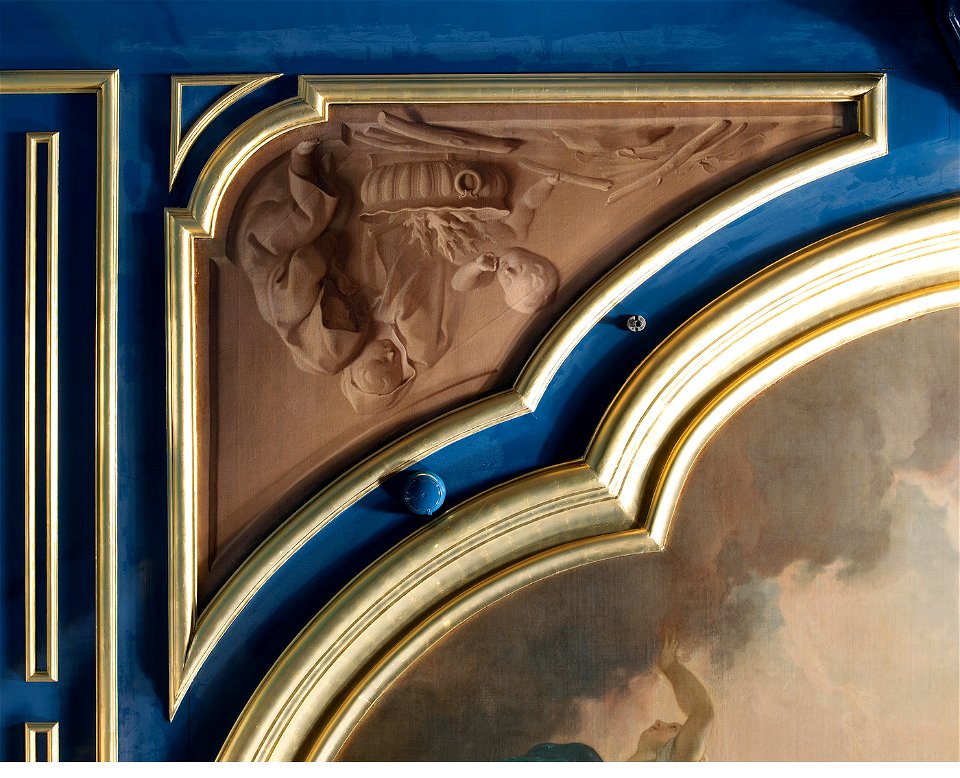 SA 38089.4-Zijstuk van plafond de dageraad en de jaargetijden