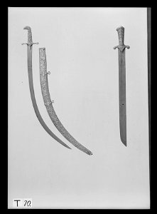 Sabel, huggare för sachsiskt Janitschar-infanteri 1733-1763 - Livrustkammaren - 26469