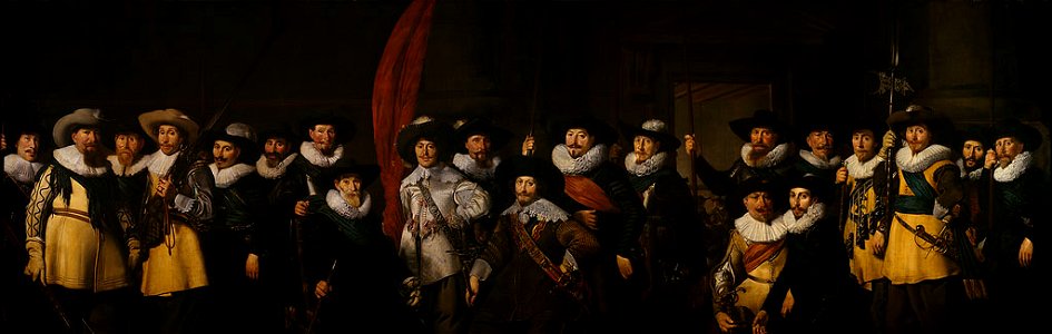 SA 7354-Schutters van de compagnie van kapitein Jacob Symonsz. de Vries en luitenant Dirck de Graeff