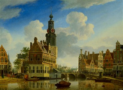 SA 562-De Munttoren gezien van het Singel