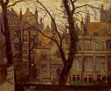 SA 41156-Uitzicht vanuit het atelier Keizersgracht 327, Amsterdam