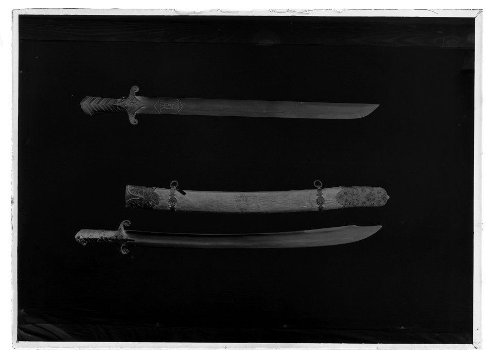 Sabel, huggare för sachsiskt Janitschar-infanteri 1733-1763 - Livrustkammaren - 51721-negative