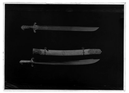 Sabel, huggare för sachsiskt Janitschar-infanteri 1733-1763 - Livrustkammaren - 51721-negative