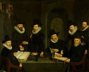 SA 7435-De regenten en de bediende van het Binnengasthuis