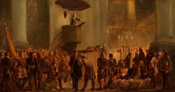 SA 4868-Anno 1674. De plechtige dankdienst na de inneming van Grave