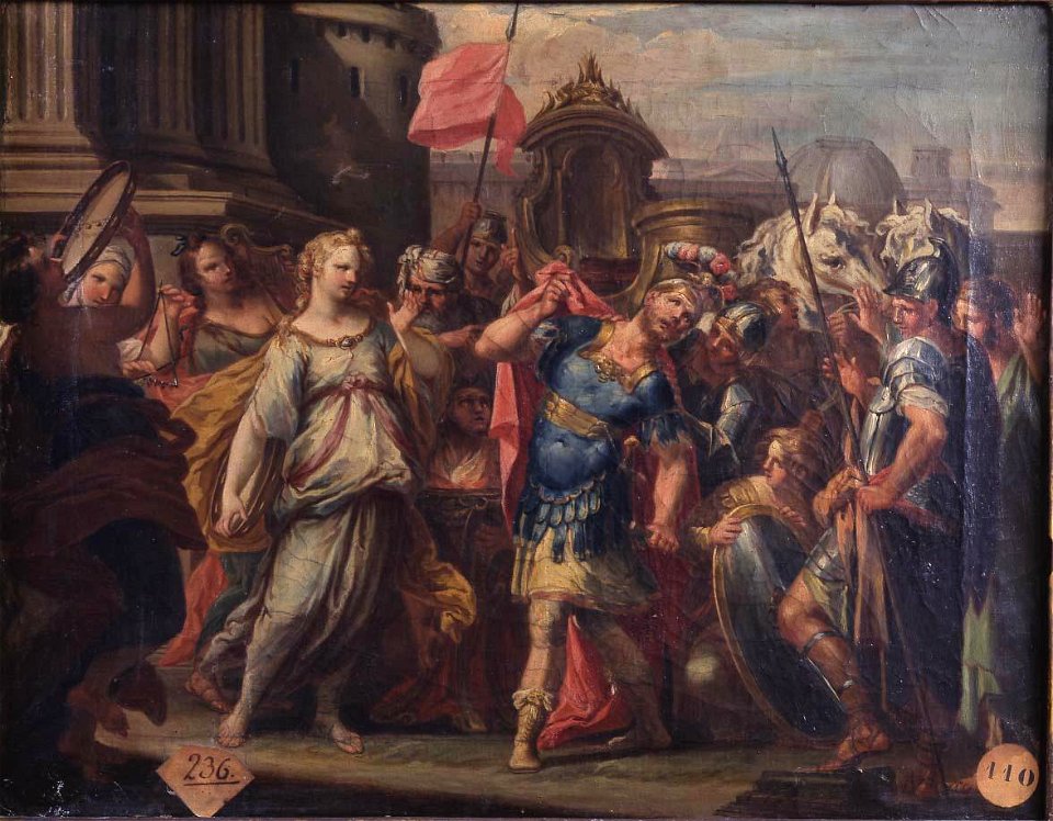 Sacrificio de la hija de Jefté, de Francisco Preciado de la Vega (Real Academia de Bellas Artes de San Fernando)