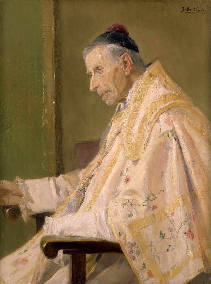 Sacerdot revestit, Josep Benlliure Gil, Museu de Belles Arts de València
