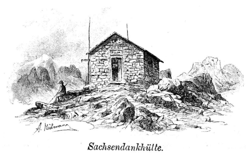Sachsendankhütte 1894