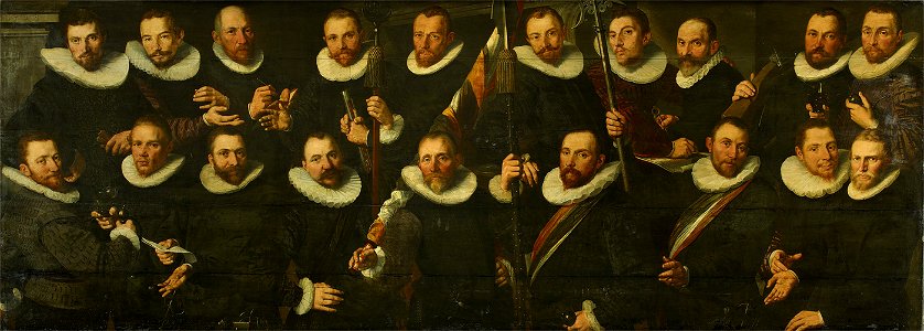 SA 7386-Schutters van de compagnie van kapitein Jan de Bisschop en vaandrig Pieter Egbertsz. Vinck