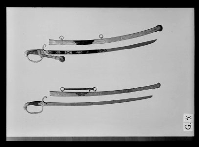 Sabel kavallerofficer Stockholms borgerskaps militärkår - Livrustkammaren - 26459