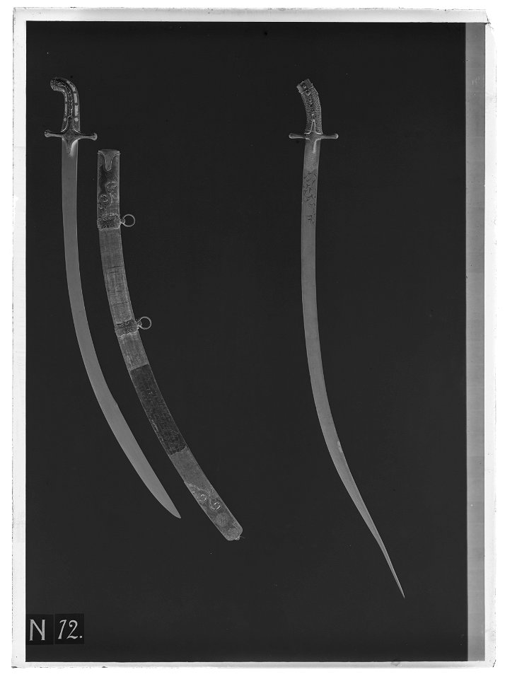 Sabel, batorowka, Ungern, 1600-tal - Livrustkammaren - 77826-negative