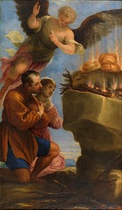 Sacrificio de los panes y el cordero, de Juan Antonio de Frías y Escalante (Museo del Prado)