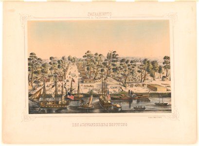 Sacramento in Californien. Des auswanderers hoffnung LCCN2004667987