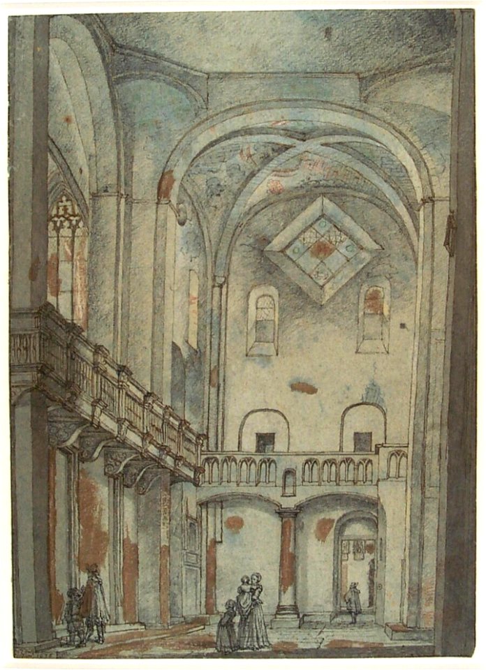 Saenredam - Saint Mary's Church in Utrecht, H 181 (PK)