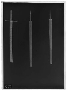 Sabel (defekt), Passau, 1400-talets slut - Livrustkammaren - 43583-negative