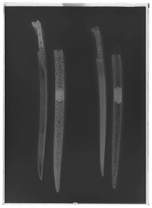 Sabel, yatagan, Algeriet, 1700-talets slut - Livrustkammaren - 36230-negative