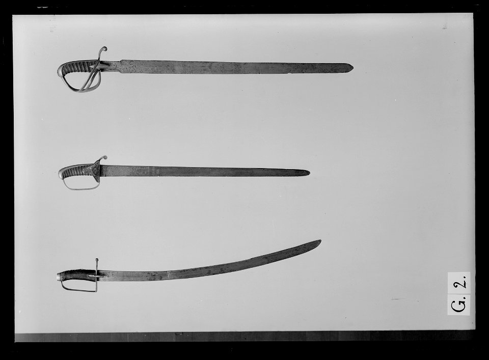 Sabel, fäste Tyskland 1700-talets mitt , Klingan 1700-talet - Livrustkammaren - 9335