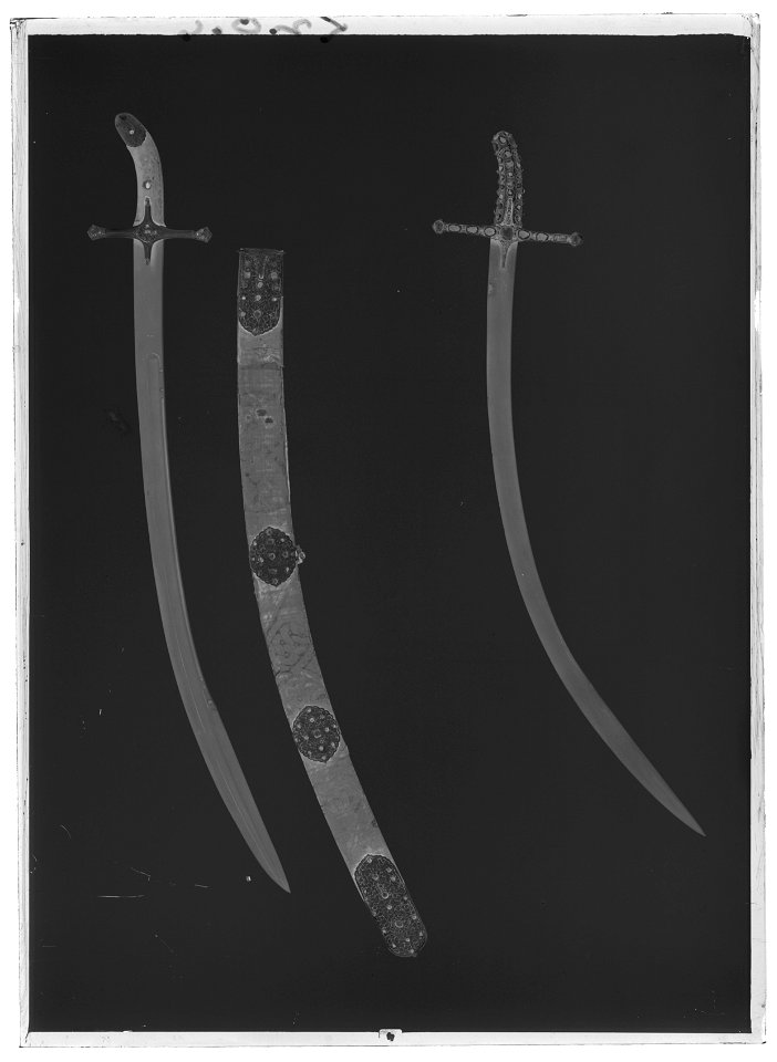 Sabel, shamshir, Persien - Livrustkammaren - 10501-negative