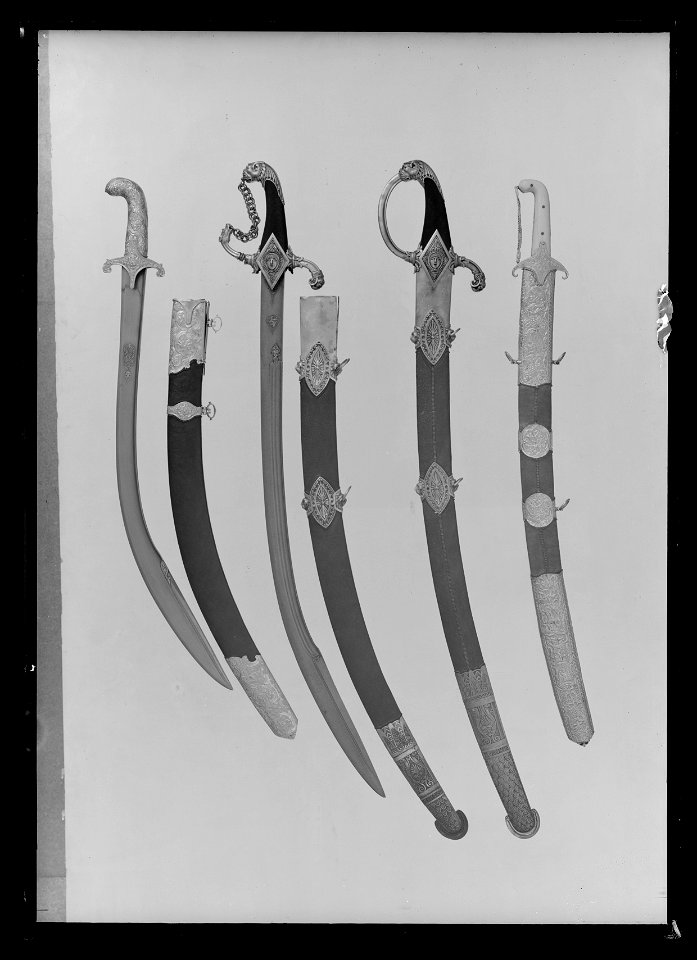 Sabel, Osmanska riket som tillhört fältmarskalk Blücher, 1800 c - Livrustkammaren - 69905