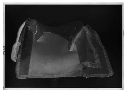 Sadel, bomsadel, 1700-tal - Livrustkammaren - 60625-negative