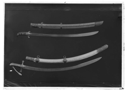 Sabel, kilij, Osmanska riket - karabelafäste - Livrustkammaren - 26041-negative