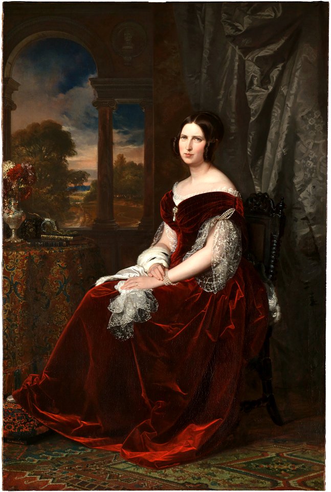 Sabina Seupham Spalding, por Federico de Madrazo