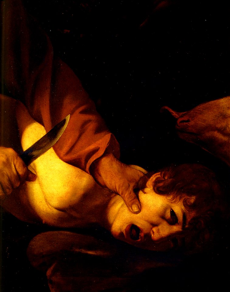 Sacrificio di Isacco (particolare)