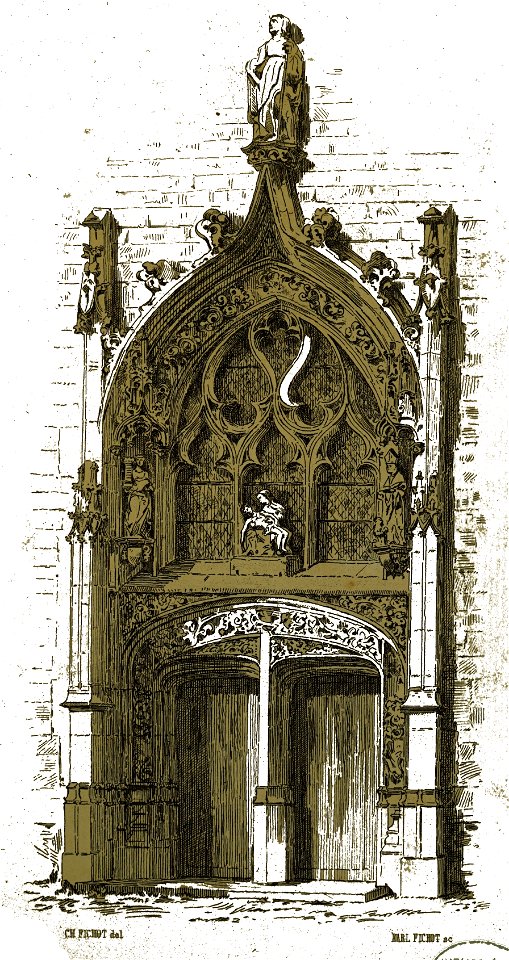 Saint andré les troyes portail C00980