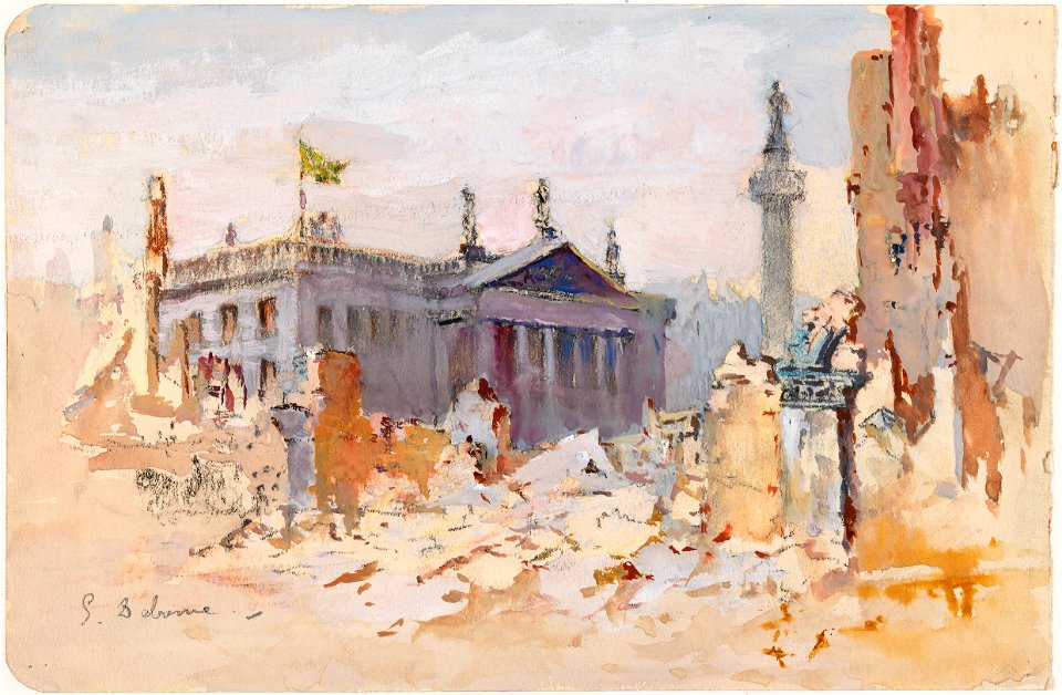 Sackville Street in Ruins P6129