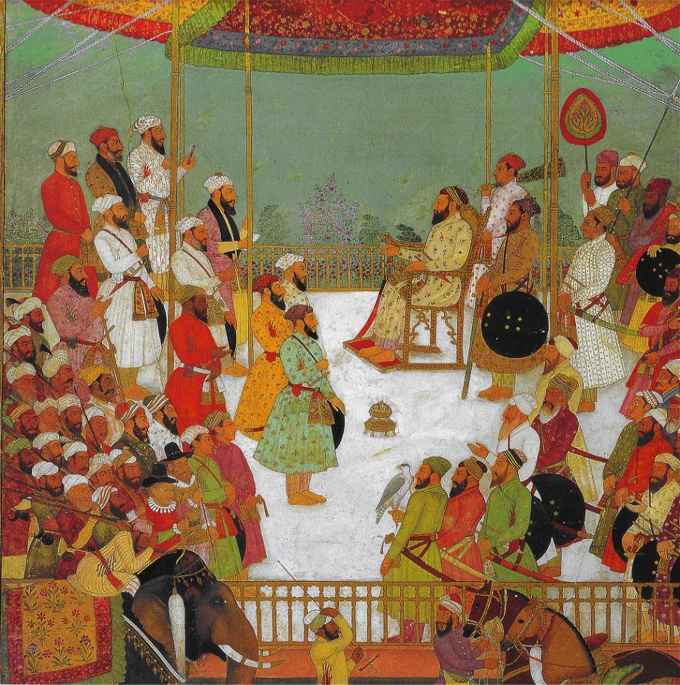 Sadullah Khan giving audience, c1655