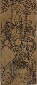 Saint Augustine with Six Canons by Albrecht Dürer Museum Boijmans Van Beuningen D I 183 (PK)