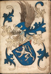 Saerbrucken - Saarbrücken - Wapenboek Nassau-Vianden - KB 1900 A 016, folium 13r