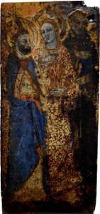 Saint eveque sainte catherine saint francois d assise-niccolo di tomasso-musee de tesse-le mans
