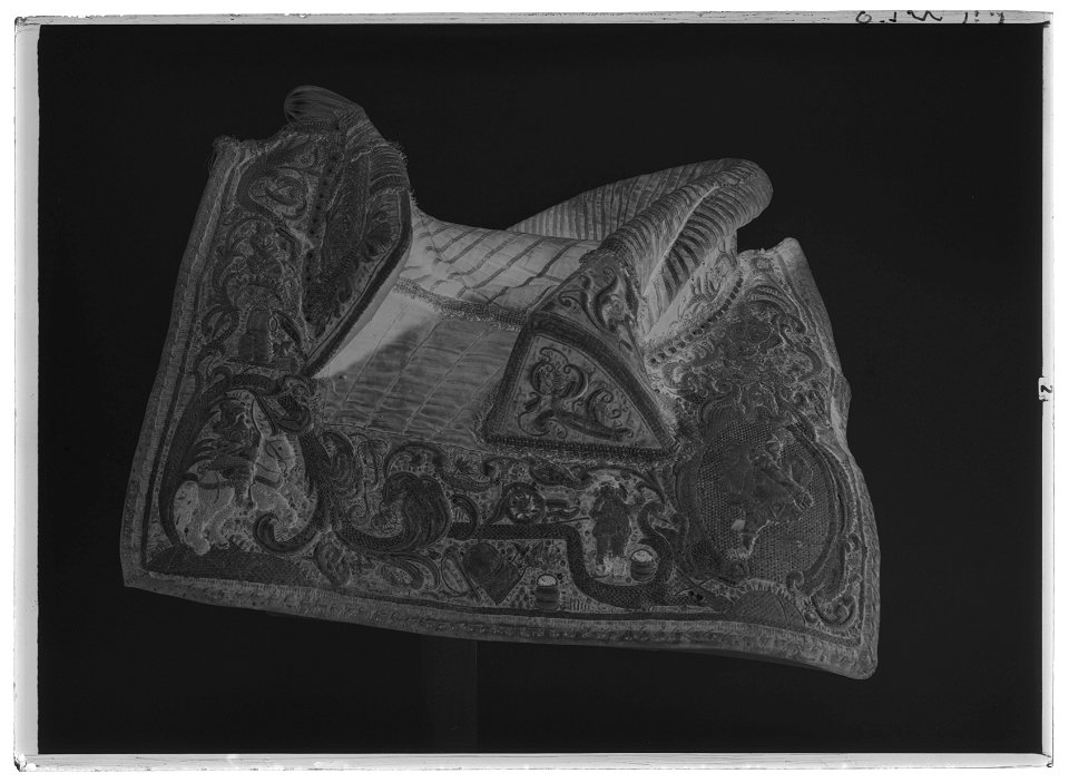 Sadel, karusellsadel, 1650-tal - Livrustkammaren - 70251-negative