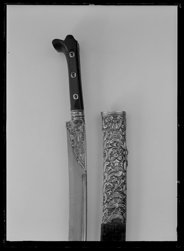 Sabel, yatagan, Algeriet, 1700-talets slut - Livrustkammaren - 19107