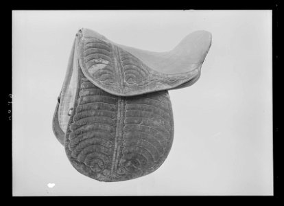 Sadel, engelsk sadel, 1800-1850 - Livrustkammaren - 34947