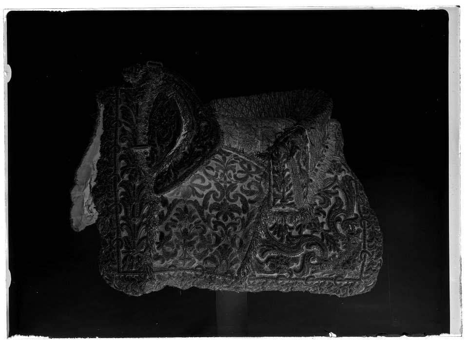 Sadel, bomsadel - Le Plaie - Livrustkammaren - 77765-negative