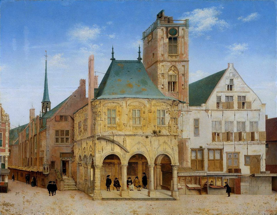 Saenredam - Het oude stadhuis te Amsterdam