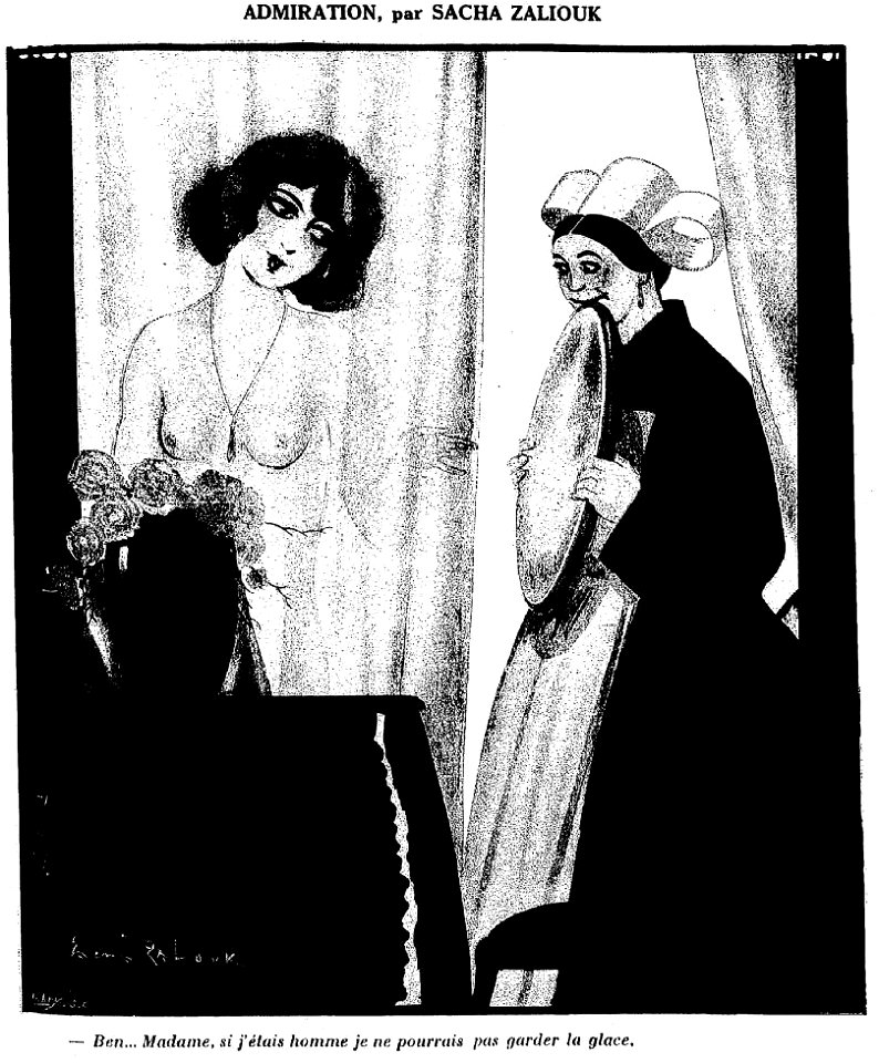 Sacha Zaliouk - Le Journal amusant - 12 août 1922