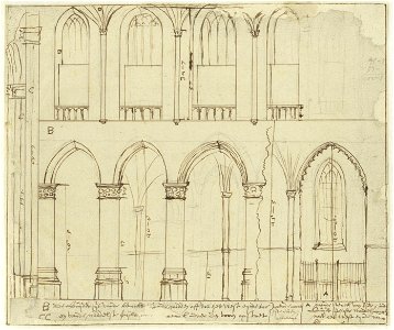 Saenredam - Gegevens cataloguskaartje, 1635, NL-HlmNHA 53000448 recto