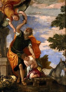 Sacrifice of Isaac (Veronese). Free illustration for personal and commercial use.