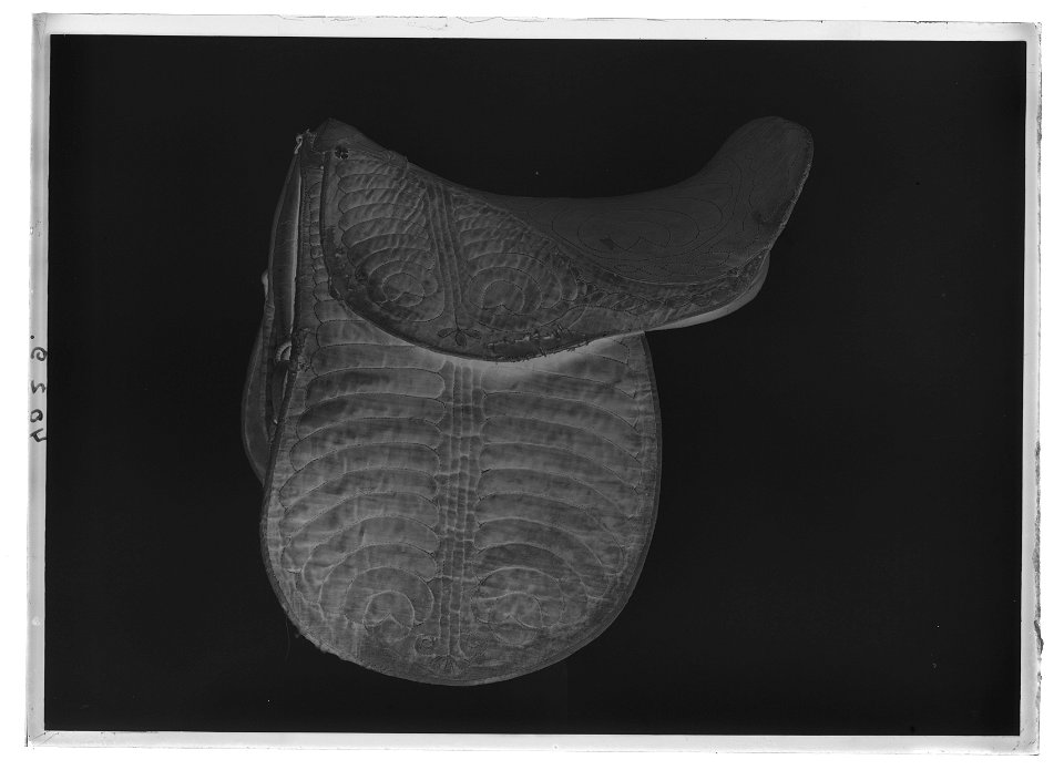 Sadel, engelsk sadel, 1800-1850 - Livrustkammaren - 9261-negative