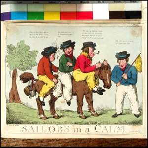 Sailors in a calm (caricature) RMG PX8571