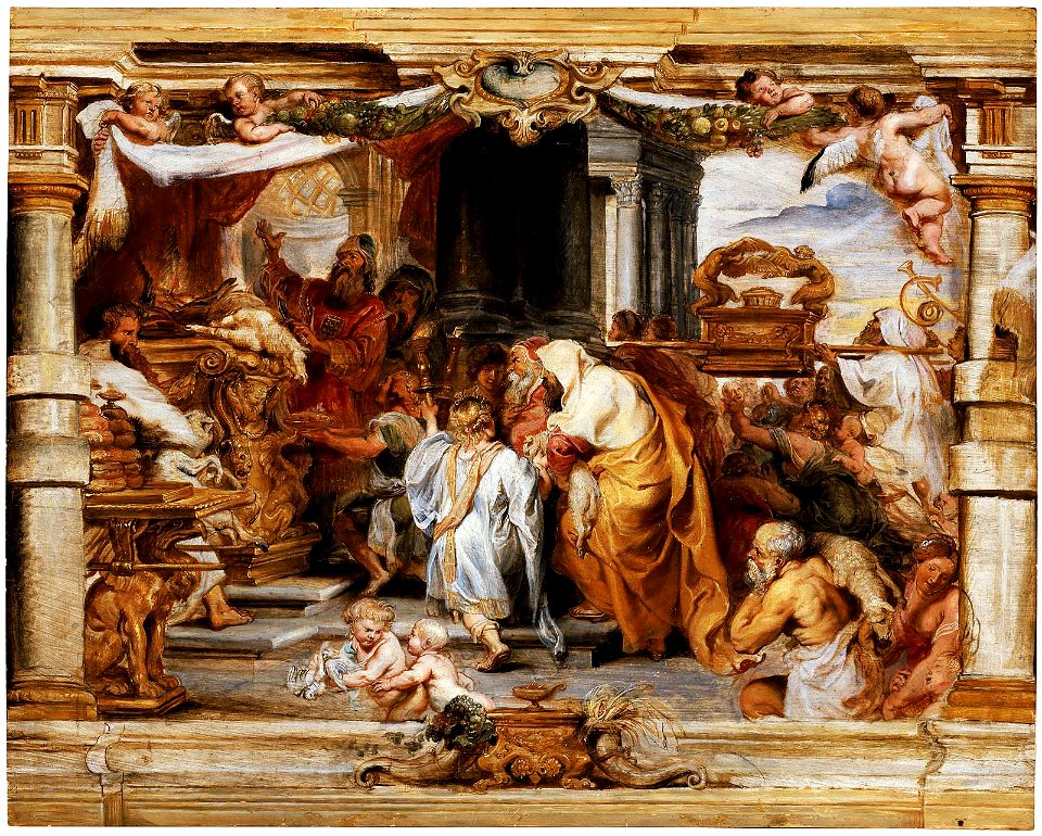 Sacrifice of the Old Covenant Rubens