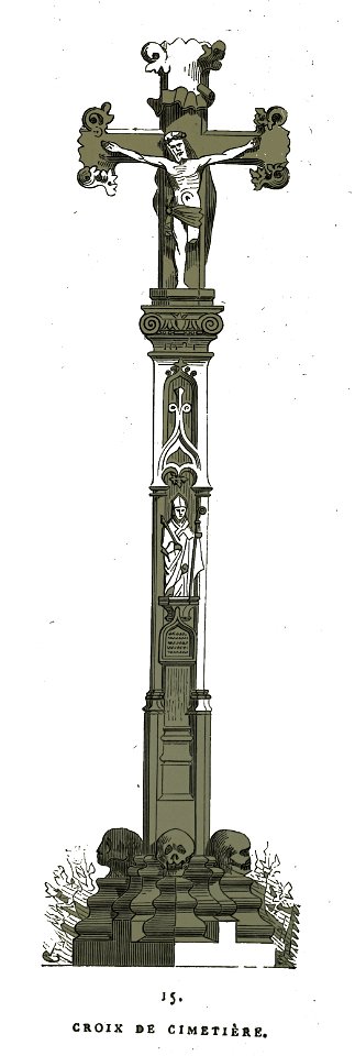 Saint leger les Troyes Croix cimetière 00793