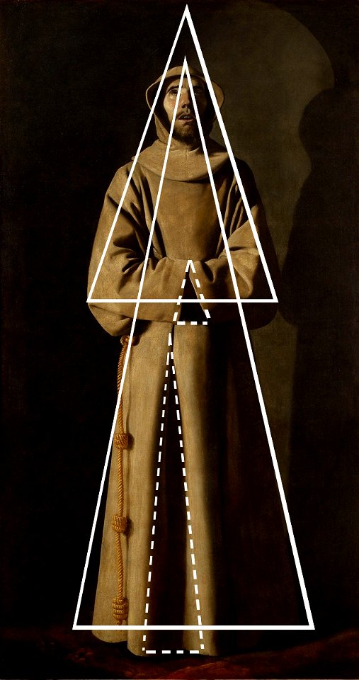 Saint François d'Assise (representation artistique) - Francisco de Zurbaran (A 115)