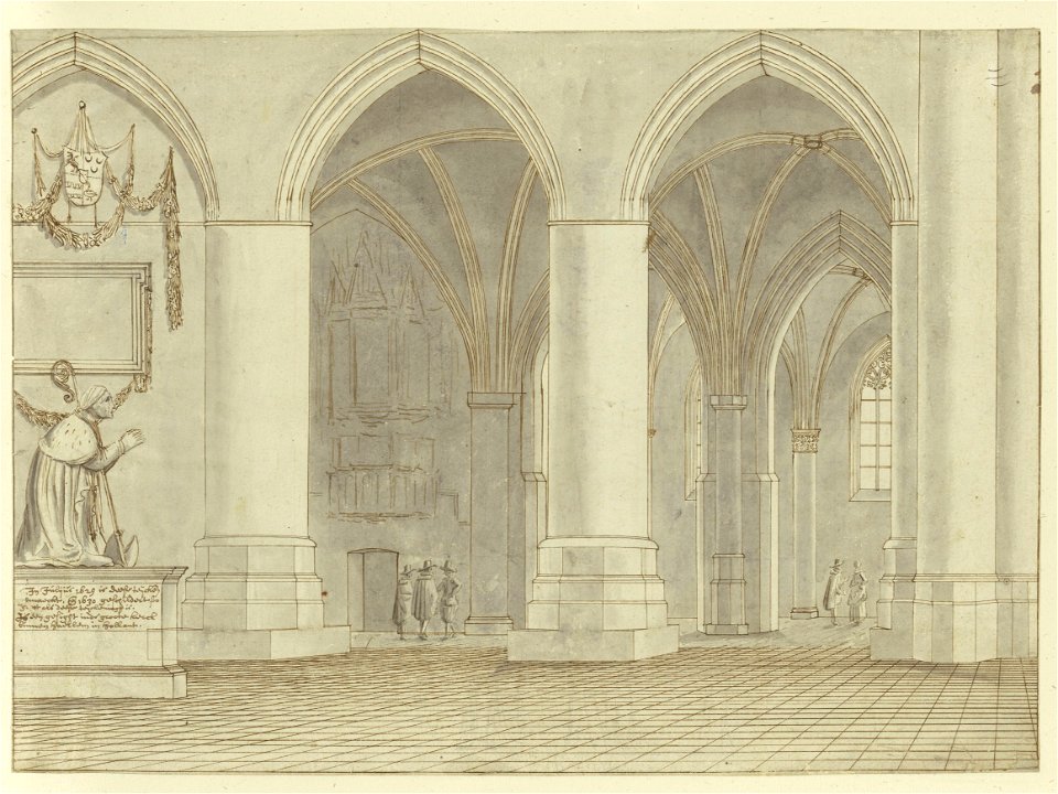 Saenredam - Gegevens cataloguskaartje, 1629, HlmNHA 53000452 recto