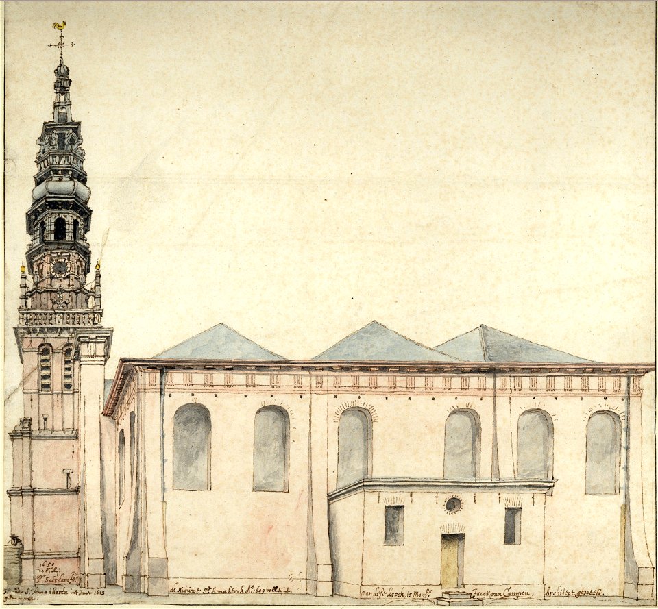 Saenredam - Nieuwe Kerk, geschiedenislokaal023