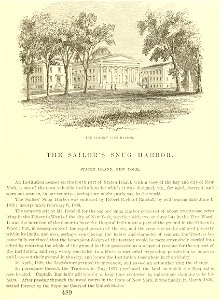 Sailors' Snug Harbor, Staten Island, New York, Valentine's Manual